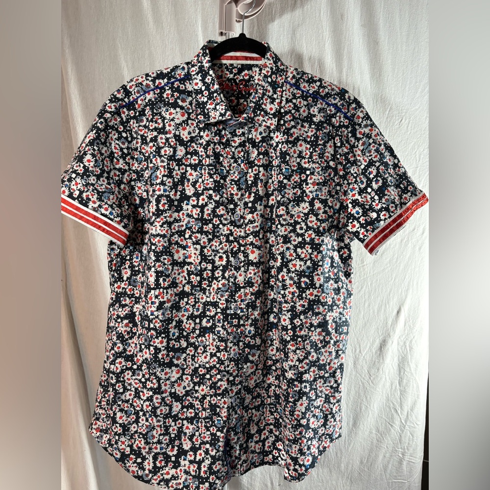 Robert Graham Floral Short Sleeve Men's Shirt